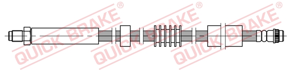 QUICK BRAKE Bremsschlauch 32801 für DS