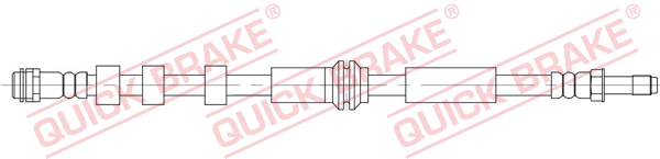 QUICK BRAKE Bremsschlauch 32822 für Audi
