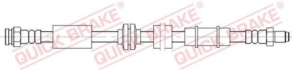 QUICK BRAKE Bremsschlauch 32828 für ALFA ROMEO