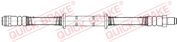 QUICK BRAKE Bremsschlauch 32843 für Mercedes