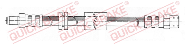 QUICK BRAKE Bremsschlauch 32901 für BMW