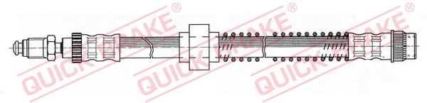 QUICK BRAKE Bremsschlauch 32914 für Peugeot