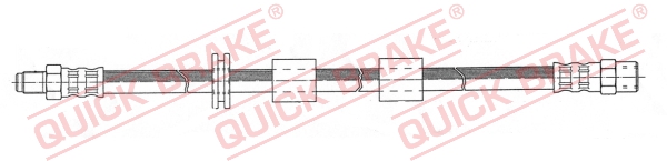 QUICK BRAKE Bremsschlauch 32960 für BMW