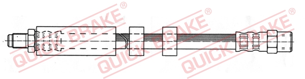 QUICK BRAKE Bremsschlauch 32972 für Audi