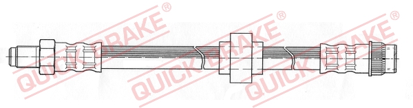 QUICK BRAKE Bremsschlauch 32987 für RENAULT