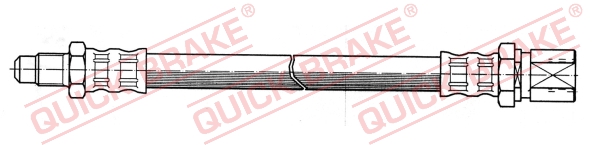 QUICK BRAKE Bremsschlauch 33001 für FSO Fiat CHEVROLET