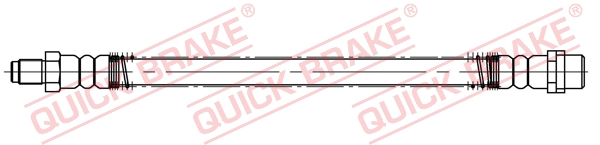 QUICK BRAKE Bremsschlauch 35500 für Mercedes