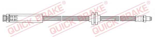 QUICK BRAKE Bremsschlauch 35907 für Vaughall JEEP Peugeot
