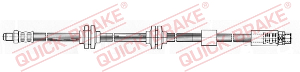 QUICK BRAKE Bremsschlauch 35909 für BMW