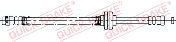 QUICK BRAKE Bremsschlauch 36901 für RENAULT