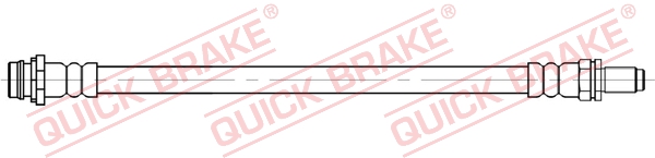 QUICK BRAKE Bremsschlauch 37049 für Volvo