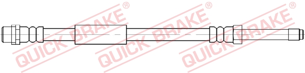 QUICK BRAKE Bremsschlauch 37050 für Mercedes