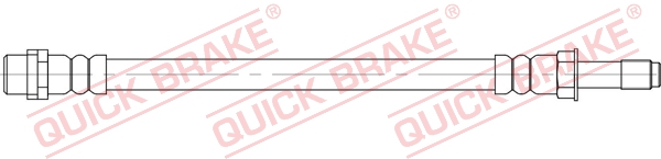 QUICK BRAKE Bremsschlauch 37046 für Mercedes VW