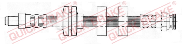 QUICK BRAKE Bremsschlauch 37904 für Fiat ALFA ROMEO