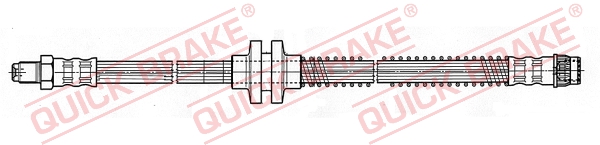 QUICK BRAKE Bremsschlauch 37921 für RENAULT