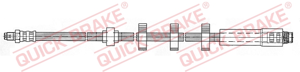 QUICK BRAKE Bremsschlauch 37917 für Peugeot