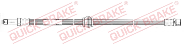 QUICK BRAKE Bremsschlauch 37941 für Mercedes VW