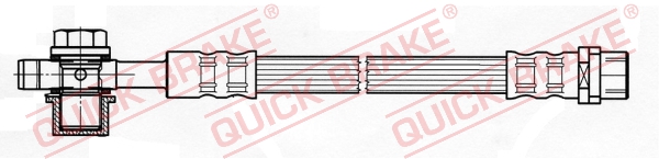 QUICK BRAKE Bremsschlauch 50041x für VW