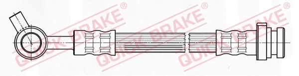 QUICK BRAKE Bremsschlauch 50.054 für NISSAN