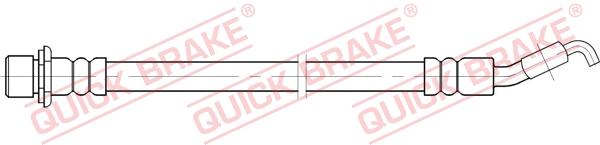 QUICK BRAKE Bremsschlauch 50096 für TOYOTA