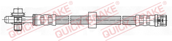 QUICK BRAKE Bremsschlauch 50104x für VW