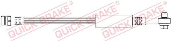 QUICK BRAKE Bremsschlauch 50313x für VW