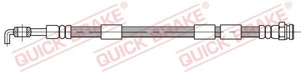 QUICK BRAKE Bremsschlauch 50400 für MAZDA