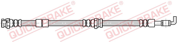 QUICK BRAKE Bremsschlauch 50.710 für MAZDA