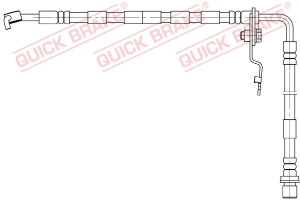 Quick Brake Bremsschlauch 50.893 Für Mazda