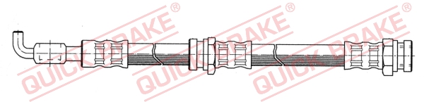 QUICK BRAKE Bremsschlauch 50970 für MAZDA