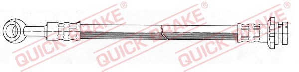 QUICK BRAKE Bremsschlauch 50981 für NISSAN