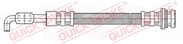 QUICK BRAKE Bremsschlauch 51009 für Vaughall