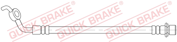 QUICK BRAKE Bremsschlauch 58007 für TOYOTA