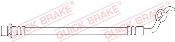 QUICK BRAKE Bremsschlauch 58008 für TOYOTA