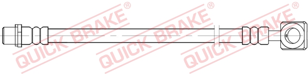 QUICK BRAKE Bremsschlauch 58009 für SAAB