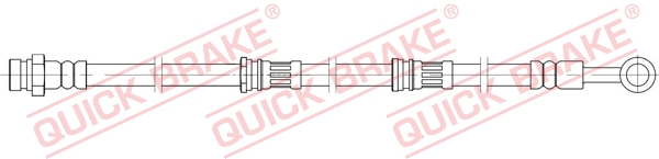 QUICK BRAKE Bremsschlauch 58.828 für MITSUBISHI