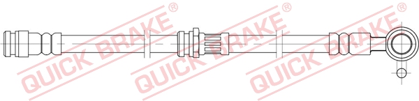 QUICK BRAKE Bremsschlauch 58847 für MAZDA