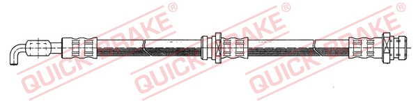 QUICK BRAKE Bremsschlauch 58912 für MITSUBISHI
