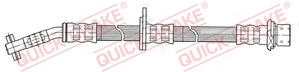 QUICK BRAKE Bremsschlauch 58934 für TOYOTA