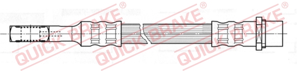 QUICK BRAKE Bremsschlauch 58939 für Vaughall