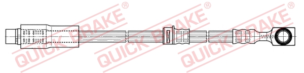 QUICK BRAKE Bremsschlauch 58967 für Vaughall