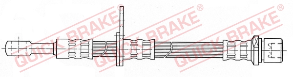 QUICK BRAKE Bremsschlauch 58977 für Subaru