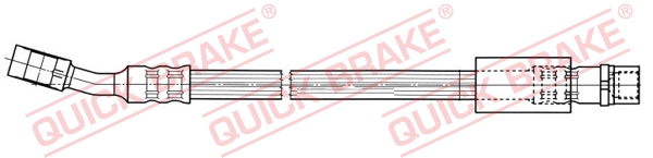 QUICK BRAKE Bremsschlauch 58988 für Vaughall
