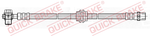 QUICK BRAKE Bremsschlauch 58996x für MINI