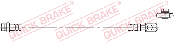 QUICK BRAKE Bremsschlauch 59.802X für Skoda
