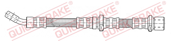 QUICK BRAKE Bremsschlauch 59949 für Subaru