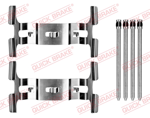 Für QUICK BRAKE QB109-0195 Accessory Kit, disc brake pad QB109-0195 Brake pad f - Bild 5