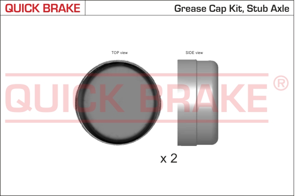 QUICK BRAKE Kappe, Radlager 9823k für Peugeot