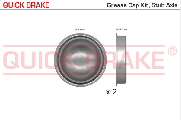 QUICK BRAKE Kappe, Radlager 9822k für Peugeot