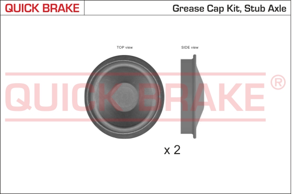 QUICK BRAKE Kappe, Radlager 9828k für RENAULT